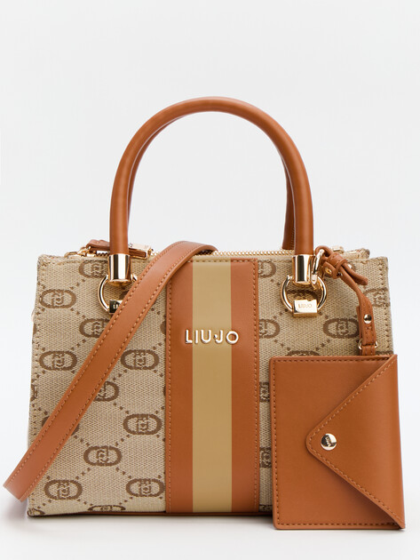 Женская сумка с ручками LIU∙JO, Артикул AA5163, бежевый | 4308233. Ракурс 1