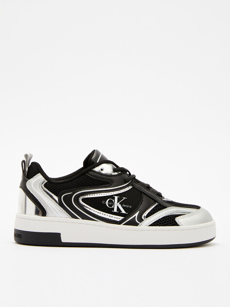 Женские кеды CALVIN KLEIN JEANS, Артикул YW0YW01386(K), черный | 4309523. Ракурс 1