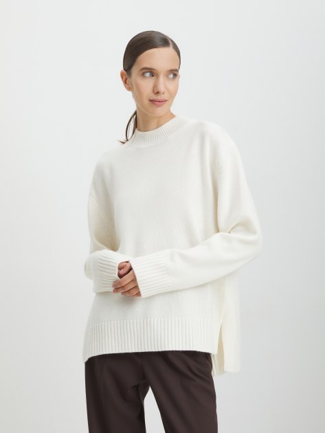 Женский свитер MAISON DAVID, Артикул 2024-018, молочно-белый | 4309998. Ракурс 1