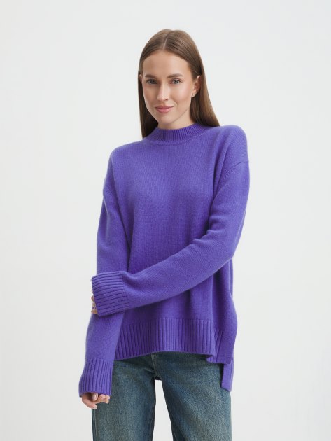 Женский свитер MAISON DAVID, Артикул 2024-018, фиолетовый | 4310005. Ракурс 1