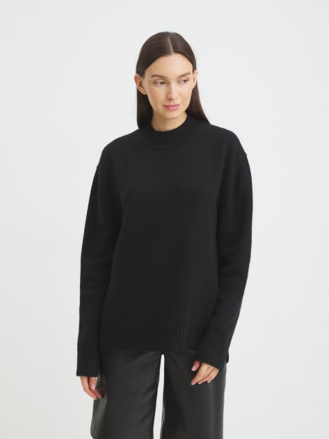 Женский свитер MAISON DAVID, Артикул 2024-018, черный | 4310019. Ракурс 1