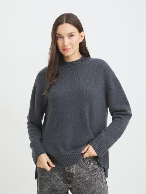 Женский свитер MAISON DAVID, Артикул 2024-018, синевато-серый | 4310026. Ракурс 1