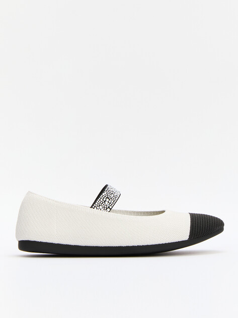 Женские балетки мэри-джейн TENDANCE, Артикул AF20P19-21, белый | 4319005. Ракурс 1