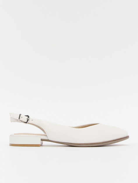 Женские туфли с открытой пяткой (слинг-бэк) MARCO TOZZI ZANNA, Артикул 2-2-29408-42, белый | 4326967. Ракурс 1