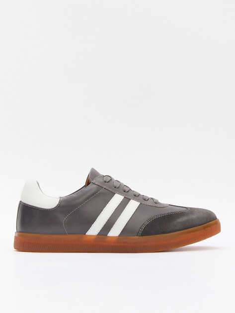 Мужские кеды MAISON DAVID, Артикул TM3238T-27, серо-фиолетовый | 4336690. Ракурс 1