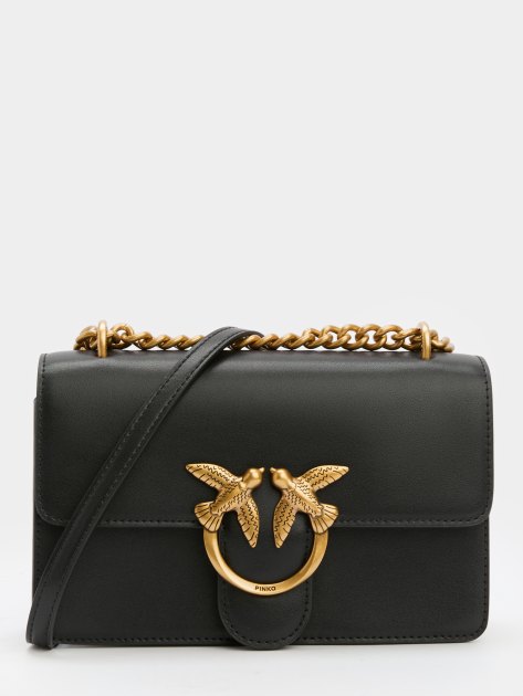 Кросс-боди PINKO Mini Love Bag One Simply, Артикул 100074, черный | 4341834. Ракурс 1