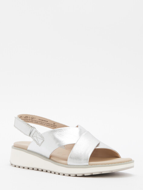 Женские сандалии CAPRICE KANDY, Артикул 9-9-28703-42, серебряный | 4346095. Ракурс 1
