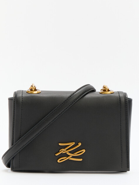 Кросс-боди KARL LAGERFELD k/autograph sm crossbody, Артикул A1W30174, черный | 4350706. Ракурс 1