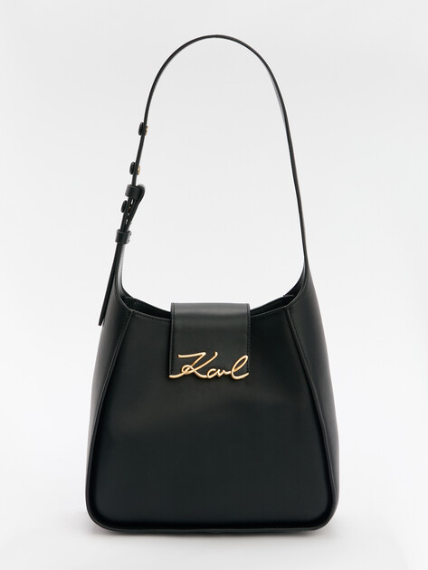 Женская сумка  KARL LAGERFELD k/signature hobo, Артикул A1W30434, черный | 4352009. Ракурс 1
