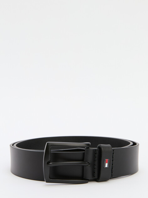 Мужской ремень TOMMY HILFIGER DENTON MATTE 3.5, Артикул AM0AM08362, черный | 4356795. Ракурс 1