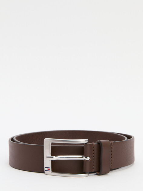 Мужской ремень TOMMY HILFIGER NEW ALY BELT, Артикул AM0AM08363, темно-коричневый | 4356805. Ракурс 1