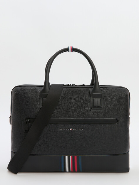 Мужская сумка для ноутбука TOMMY HILFIGER TH TRANSIT COMPUTER BAG, Артикул AM0AM12481, черный | 4357137. Ракурс 1 Мужская сумка для ноутбука TOMMY HILFIGER TH TRANSIT COMPUTER BAG, Артикул AM0AM12481, черный | 4357137. Ракурс 1