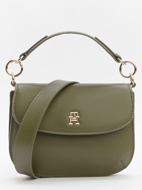 Кросс-боди TOMMY HILFIGER TH CHIC CROSSOVER, Артикул AW0AW16686, бежево-зеленый | 4357302. Ракурс 1 Кросс-боди TOMMY HILFIGER TH CHIC CROSSOVER, Артикул AW0AW16686, бежево-зеленый | 4357302. Ракурс 1