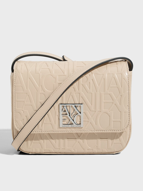 Женская сумка через плечо кросс-боди ARMANI EXCHANGE LIZ, Артикул 942648, серо-бежевый | 4361291. Ракурс 1