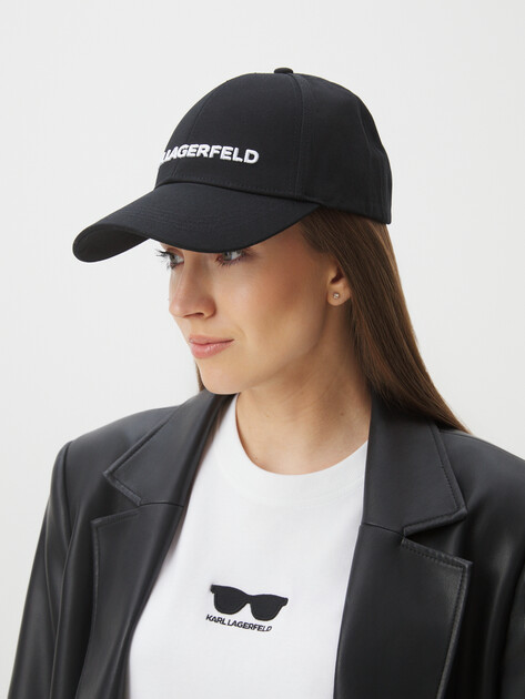 Женская бейсболка KARL LAGERFELD k/essential cap, Артикул A1W33071, черный | 4361342. Ракурс 1 Женская бейсболка KARL LAGERFELD k/essential cap, Артикул A1W33071, черный | 4361342. Ракурс 1