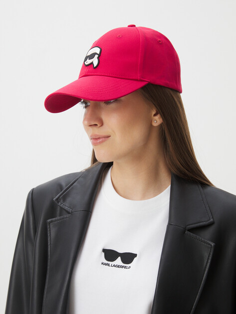 Женская бейсболка KARL LAGERFELD ikon cap, Артикул A1W33037, красный | 4361467. Ракурс 1 Женская бейсболка KARL LAGERFELD ikon cap, Артикул A1W33037, красный | 4361467. Ракурс 1