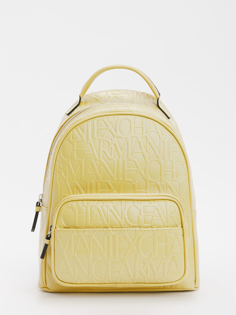 Женский рюкзак ARMANI EXCHANGE LIZ, Артикул 942805, бежево-желтый | 4361545. Ракурс 1 Женский рюкзак ARMANI EXCHANGE LIZ, Артикул 942805, бежево-желтый | 4361545. Ракурс 1