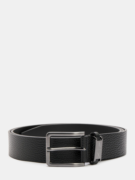 Мужской ремень ARMANI EXCHANGE, Артикул XM001099, черный | 4368193. Ракурс 1 Мужской ремень ARMANI EXCHANGE, Артикул XM001099, черный | 4368193. Ракурс 1