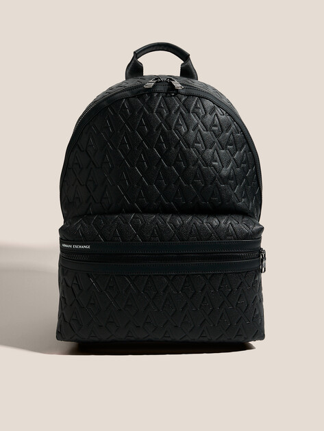 Мужской рюкзак ARMANI EXCHANGE LIAM BACKPACK, Артикул XM000237, черный | 4368208. Ракурс 1