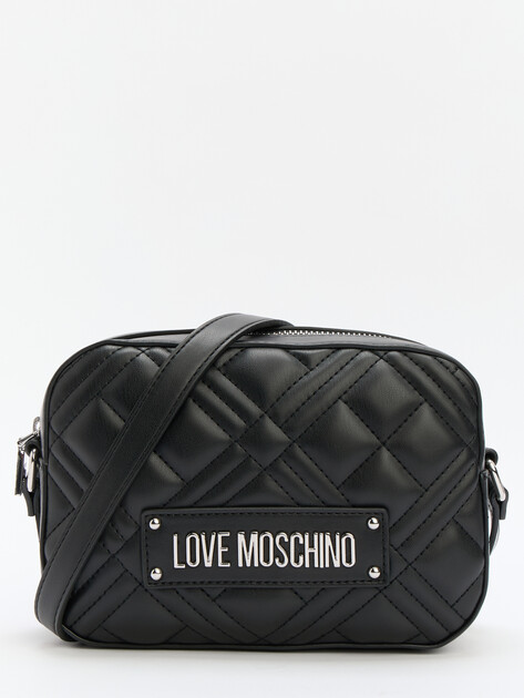 Кросс-боди LOVE MOSCHINO QUILTED BAG, Артикул JC4150PP FW24, черный | 4374382. Ракурс 1