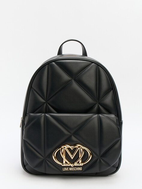 Женский рюкзак LOVE MOSCHINO EMBOSSED Q, Артикул JC4037PP SS25, черный | 4377006. Ракурс 1 Женский рюкзак LOVE MOSCHINO EMBOSSED Q, Артикул JC4037PP SS25, черный | 4377006. Ракурс 1