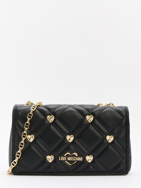 Женская сумка на плечо LOVE MOSCHINO SWEET STUDS, Артикул JC4120PP SS25, черный | 4377171. Ракурс 1 Женская сумка на плечо LOVE MOSCHINO SWEET STUDS, Артикул JC4120PP SS25, черный | 4377171. Ракурс 1