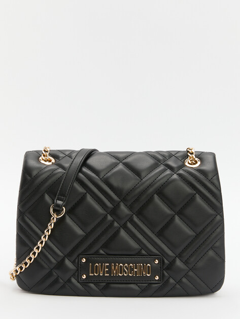 Женская сумка  LOVE MOSCHINO QUILTED BAG, Артикул JC4153PP SS25, черный | 4377220. Ракурс 1