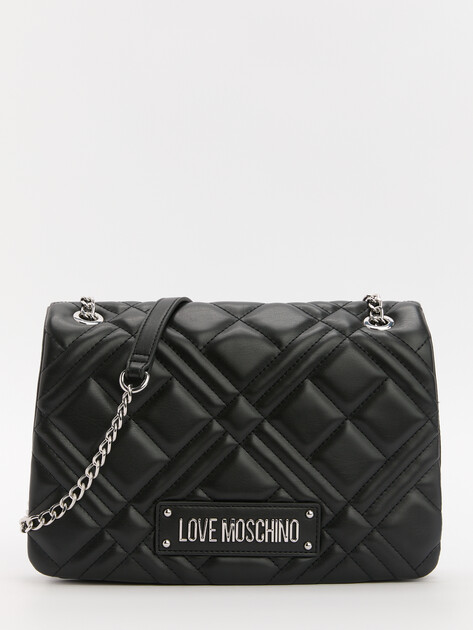 Женская сумка на плечо LOVE MOSCHINO QUILTED BAG, Артикул JC4153PP SS25, черный | 4377222. Ракурс 1 Женская сумка на плечо LOVE MOSCHINO QUILTED BAG, Артикул JC4153PP SS25, черный | 4377222. Ракурс 1