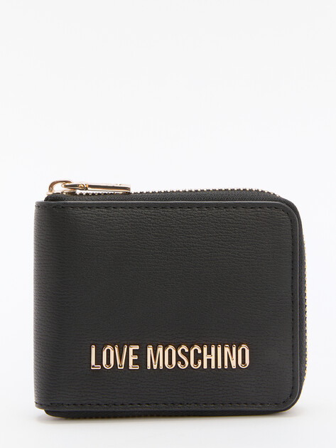 Женский кошелёк LOVE MOSCHINO SLG SIGNATURE, Артикул JC5639PP, черный | 4377300. Ракурс 1