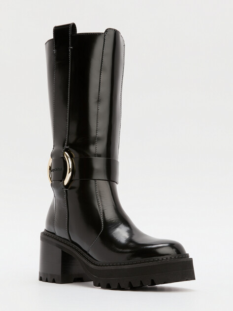 Женские полусапоги SEE by CHLOE, Артикул SB43005A, черный | 4378687. Ракурс 1 Женские полусапоги SEE by CHLOE, Артикул SB43005A, черный | 4378687. Ракурс 1