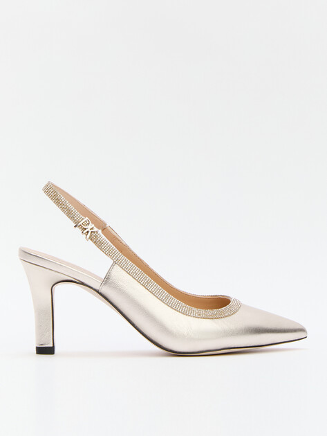 Женские туфли с открытой пяткой (слинг-бэк) PETER KAISER MODENA, Артикул 9-79641-44, золотой | 4380664. Ракурс 1