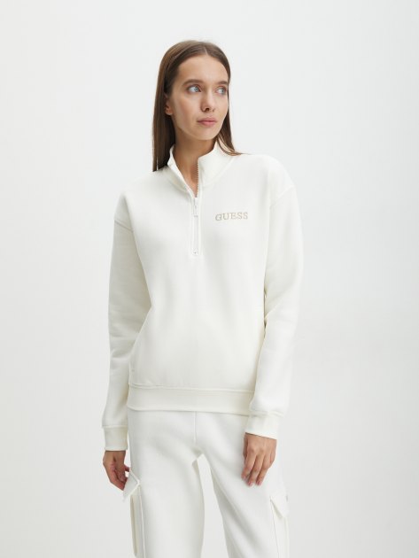 Guess sweatshirt white best sale