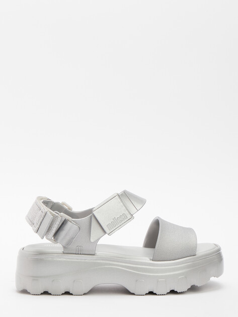 Женские сандалии MELISSA KICK OFF SANDAL METALLIC AD, Артикул 36081, серебряный | 4394737. Ракурс 1 Женские сандалии MELISSA KICK OFF SANDAL METALLIC AD, Артикул 36081, серебряный | 4394737. Ракурс 1