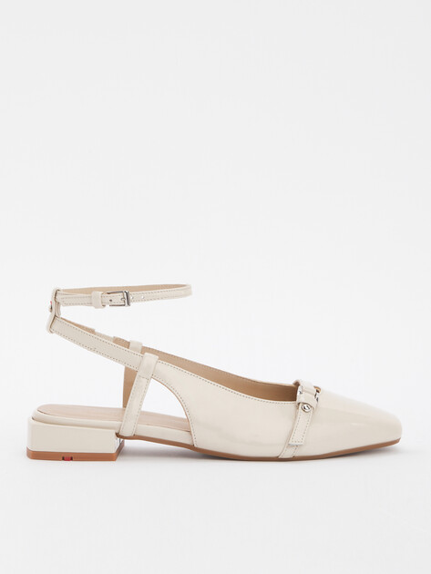 Женские туфли с открытой пяткой (слинг-бэк) LLOYD TABEA, Артикул 15-532, молочно-бежевый | 4398615. Ракурс 1