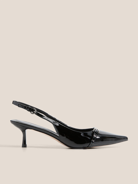 Женские туфли с открытой пяткой (слингбэк) TENDANCE, Артикул RL765-5, черный | 4400846. Ракурс 1