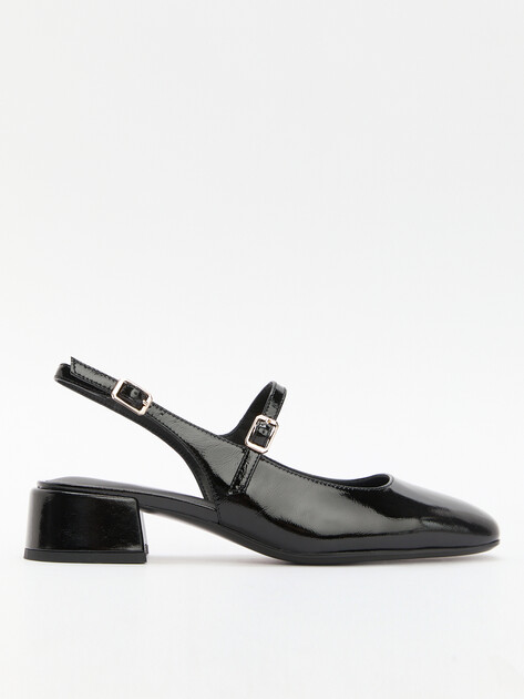 Женские туфли с открытой пяткой (слингбэк) TENDANCE, Артикул GLC7223K-01, черный | 4414676. Ракурс 1