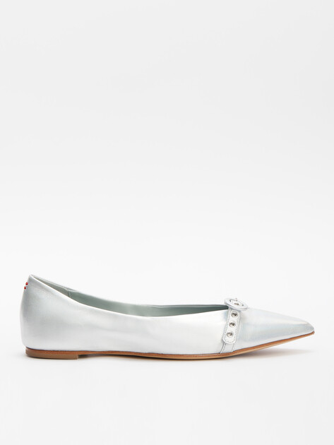 Балетки HALMANERA LUNA, Артикул LUNA39, серебряный | 4417451. Ракурс 1