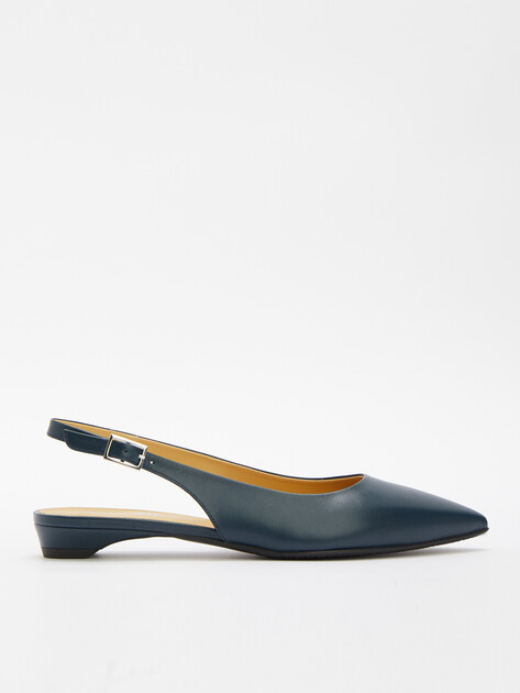 Женские туфли с открытой пяткой (слинг-бэк) GIOVANNI FABIANI, Артикул S25262, темно-синий | 4431380. Ракурс 1