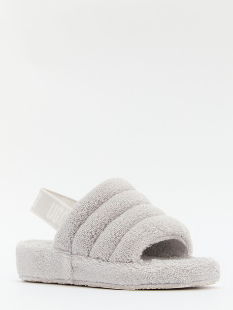 Женские сандалии UGG W FLUFF YEAH TERRY, Артикул 1127116, светло-серый | 4434782. Ракурс 1 Женские сандалии UGG W FLUFF YEAH TERRY, Артикул 1127116, светло-серый | 4434782. Ракурс 1