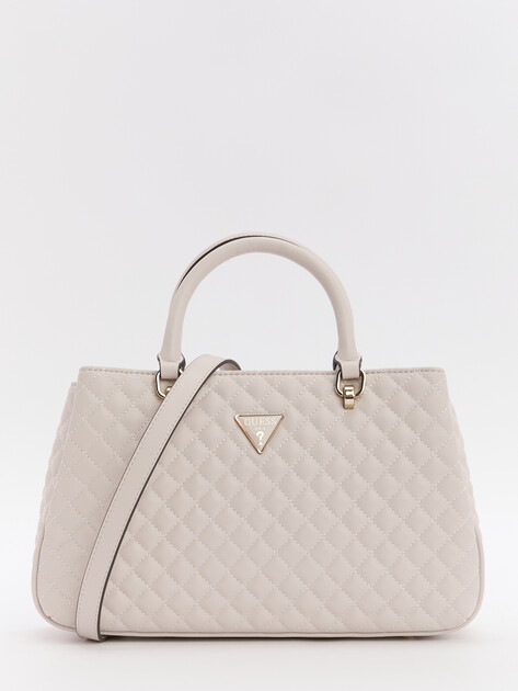 Женский тоут GUESS ECO RIANEE SATCHEL, Артикул HWEQG954106, бежево-серый | 4449652. Ракурс 1 Женский тоут GUESS ECO RIANEE SATCHEL, Артикул HWEQG954106, бежево-серый | 4449652. Ракурс 1