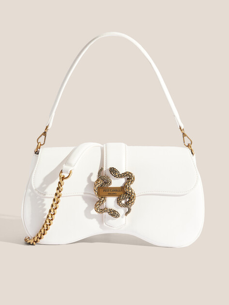 Женская сумка  JUST CAVALLI ICONIC SNAKES, Артикул 78RA4BA1, белый | 4450718. Ракурс 1