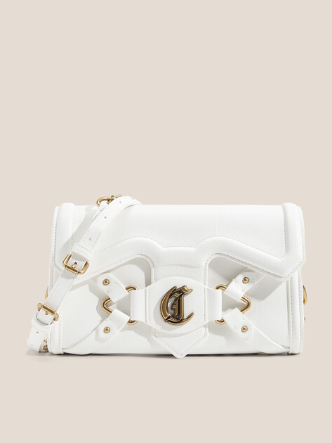 Женская сумка  JUST CAVALLI CROSSED LACES, Артикул 78RA4BL1, белый | 4450861. Ракурс 1