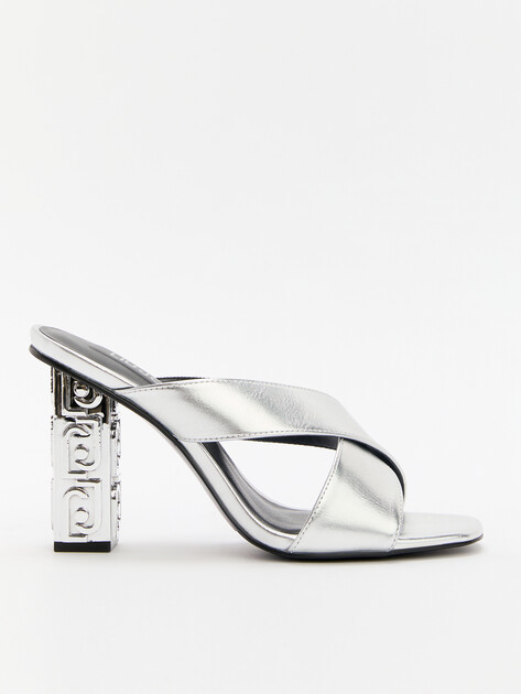 Мюли LIU∙JO SERENA 25, Артикул SA5171, серебряный | 4451895. Ракурс 1