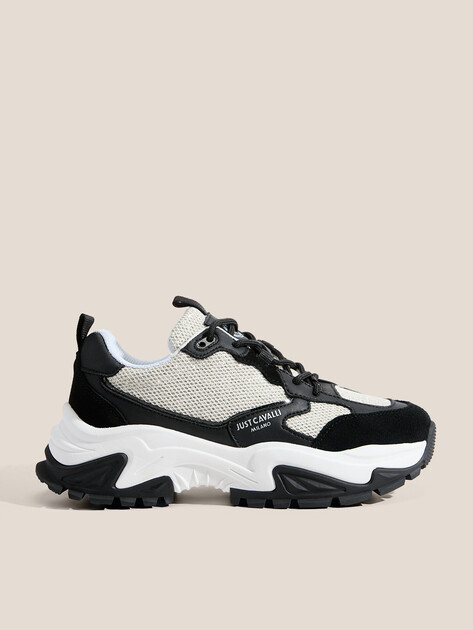 Женские кроссовки JUST CAVALLI JORDIE, Артикул 78RA3SC1, молочно-бежевый | 4452308. Ракурс 1