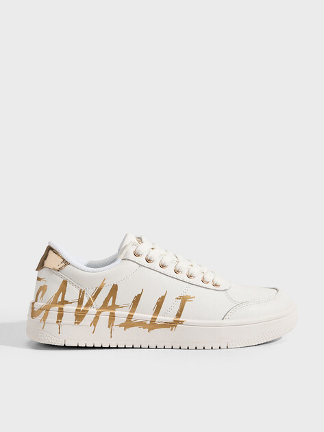 Женские кеды JUST CAVALLI AZULA, Артикул 78RA3SM5, белый | 4452334. Ракурс 1