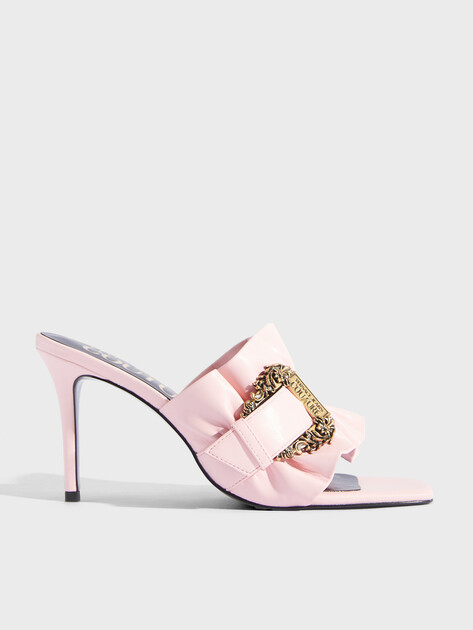 Женские мюли VERSACE JEANS COUTURE EMILY, Артикул 78VA3S70, розовый | 4458514. Ракурс 1