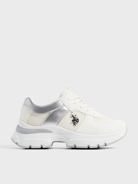 Женские кроссовки U.S.POLO ASSN. LARA GLB 5PR, Артикул 102025305, белый | 4459526. Ракурс 1