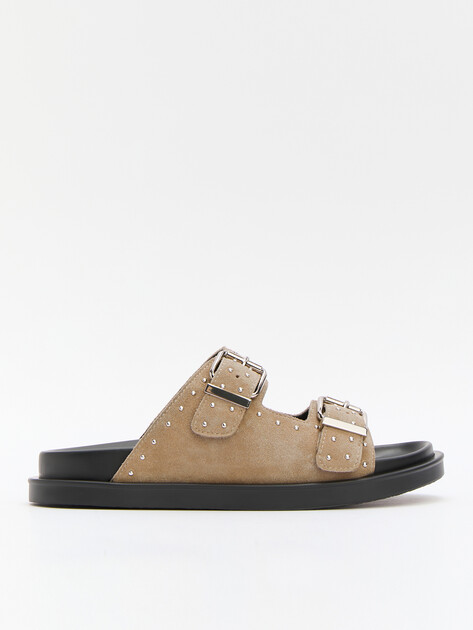 Женские шлепанцы TENDANCE, Артикул GLC376F-04, серо-бежевый | 4461095. Ракурс 1