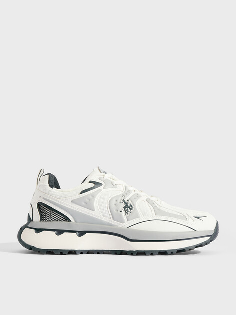 Мужские кроссовки U.S.POLO ASSN. CHAN GLB 5PR, Артикул 102022193, белый | 4461656. Ракурс 1