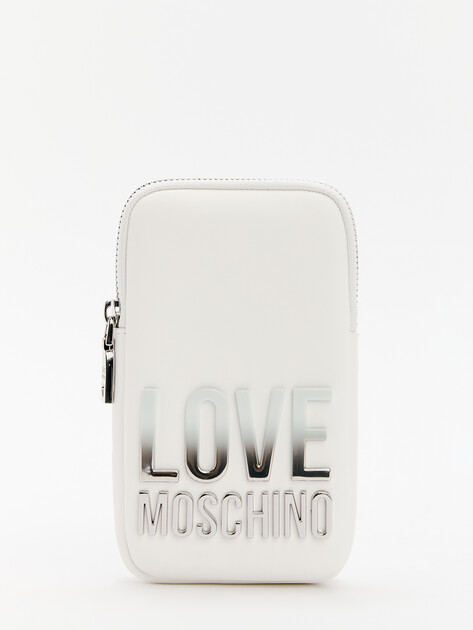 Женская сумка для смартфона LOVE MOSCHINO PRISM SLG, Артикул JC5729PP, белый | 4463364. Ракурс 1